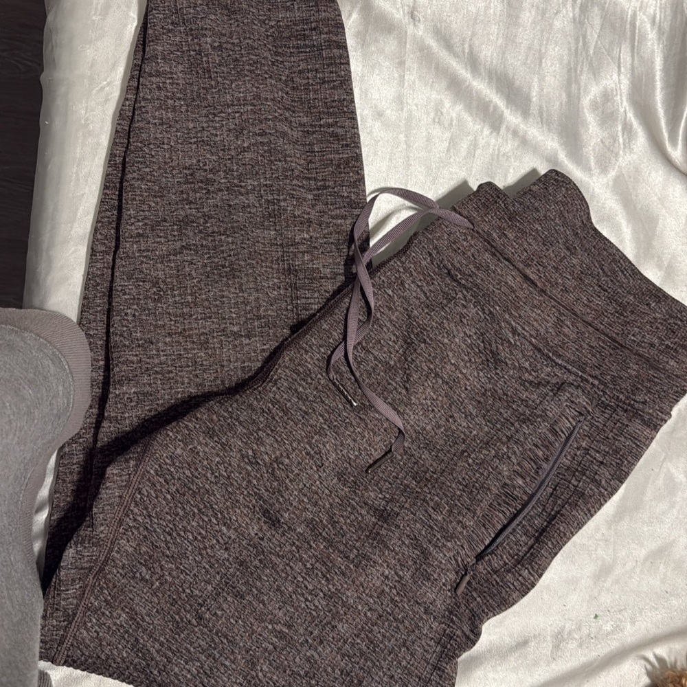 lululemon athletica Brown Heathered Pants